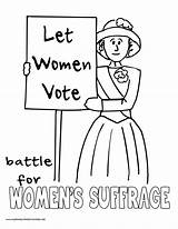 Suffrage Suffragettes Suffragette Votes sketch template
