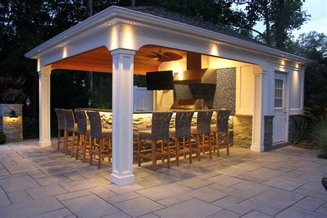 frommanhassettoinfinity pool house designs outdoor kitchen bars pool house cabana