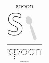 Spoon Coloring Twisty Noodle Visit Twistynoodle Print Pages sketch template