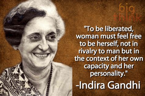 Indira Gandhi On Womens Liberation Big Think