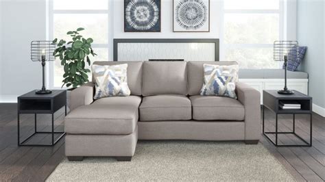 ashley sofa  chaise greaves stone quality furniture