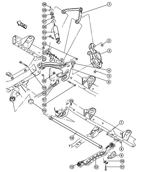 dodge ram  crossmember front suspension  bushings aa mopar parts overstock