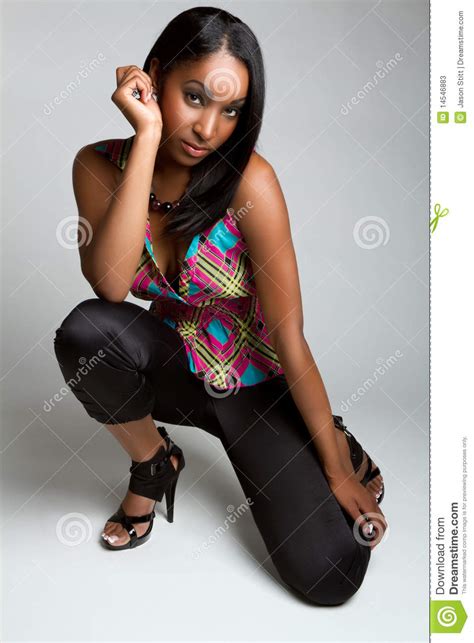 black fashion model woman stock image image of female