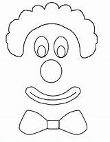 Clown Face Draw Drawing Scary Clip Faces Easy Template Coloring Pages Cliparts Getdrawings Drawings Attribution Forget Link Don July sketch template