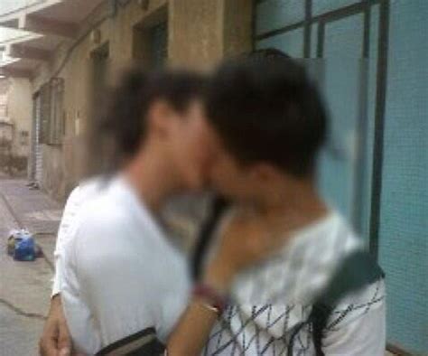 Pictured The Public Kiss That Got Two Moroccan Teenagers Arrested For