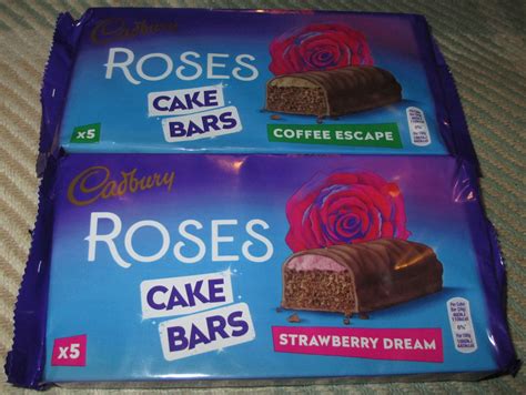Foodstuff Finds Cadbury Roses Cake Bars Strawberry Dream