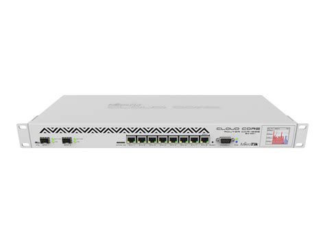 mikrotik cloud core router ccr   router  port switch  gige rack mountable