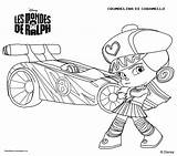 Vanellope Pages Coloring Getcolorings Ralph sketch template