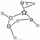 Constellation Vectorified sketch template