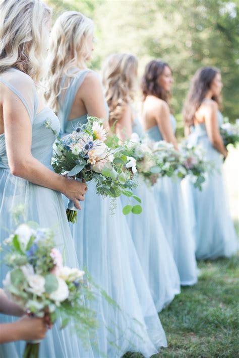 light blue weddings ideas  pinterest blue bridesmaid