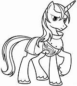 Coloring Cadence Pages Pony Little Princess Shining Armor Getdrawings sketch template