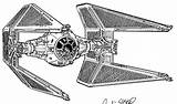 Tie Wars Star Fighter Coloring Pages Sketch Template sketch template