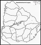 Uruguay Departamentos Mapas Politico Político Imprimir Capitales Manera Didáctica Seleccionar sketch template