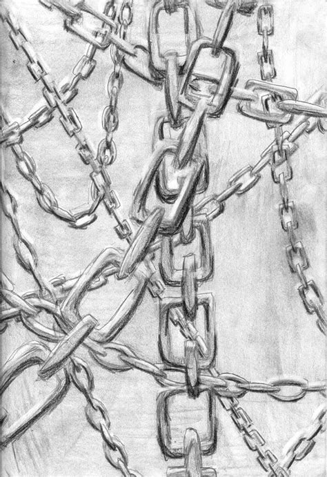 pin  paige rogers  drawing ideas chains art drawing chain