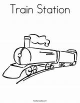 Coloring Train Station Color Pages Worksheet Crossing Twistynoodle Railroad Trains Locomotive Freight Template Noodle Cursive Subway Built Twisty California Usa sketch template