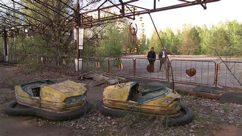 eerie scene  chernobyl  years   nuclear