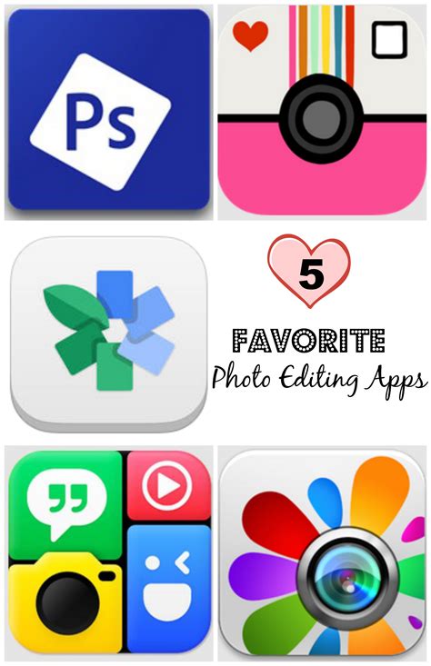 favorite photo editing apps