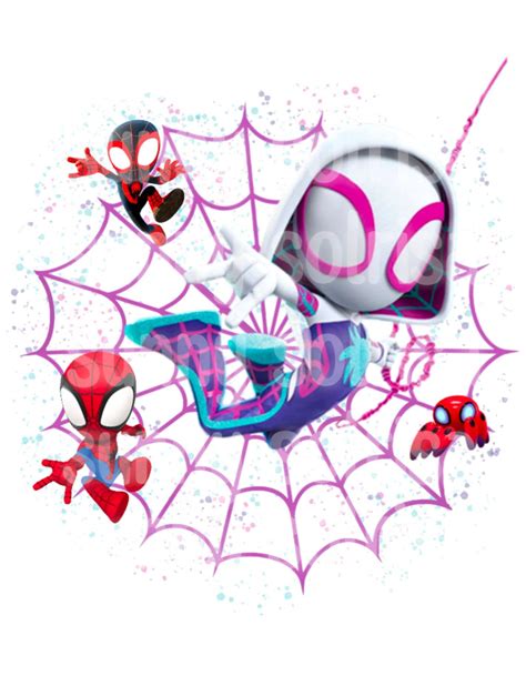 ghost spider png jpg sublimation spidey   amazing etsy france