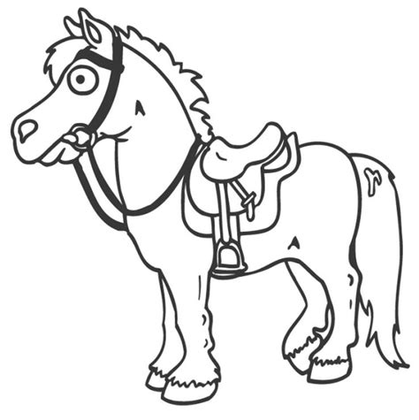 saddle coloring pages  getdrawings