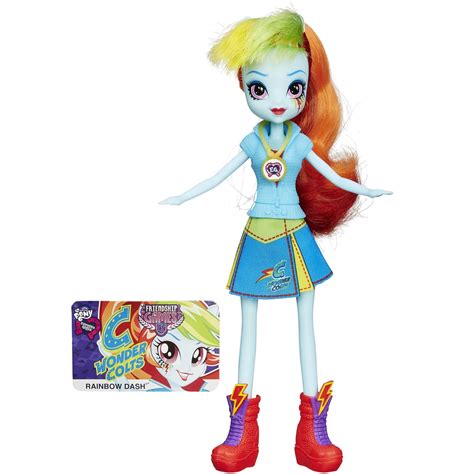 pony equestria girls rainbow dash friendship games doll