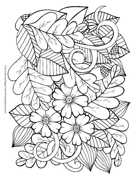 coloring pages fall printable