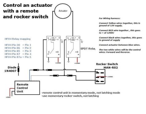 wiring diagram  linear actuator
