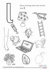 Letter Colouring Start Activity Pages Initial Village Explore sketch template