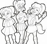 Coloring Chipettes Pages Getdrawings sketch template