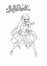 Lolirock Coloring Talia Pages Iris Coloriage Imprimer Template Decorating Interior Style Colorir Para sketch template