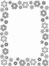 Frame Coloring Snowflakes Frames Printable Christmas Borders Snowflake Supercoloring Border Clipart Pages Crafts Schneeflocken Nature Winter Paper Weihnachten Decorations Select sketch template