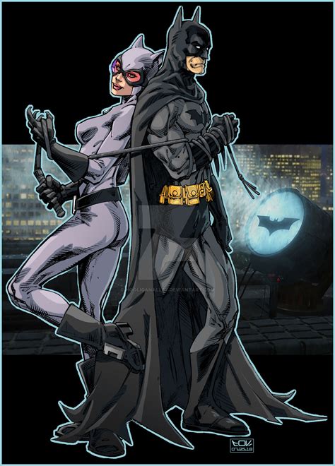 Daily Art Post Batman And Catwoman By Hooliganalley On