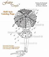 Coloring Book Pages Etsy Printable Fairy Tangles Flutters Poppies Sold sketch template