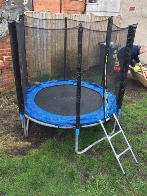kids blue trampoline  bulwell nottinghamshire gumtree