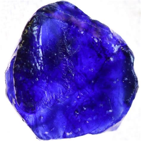 cts blue sapphire rough africa treated  crystals  gemstones blue sapphire