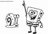 Spongebob Coloring Gary Pages Snail Cartoon Color Bob Sponge Print Hellokids House Pet Printable sketch template