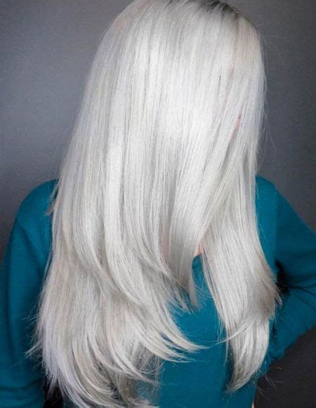White Color Trends For Long Hairstyles 2018 Platinum