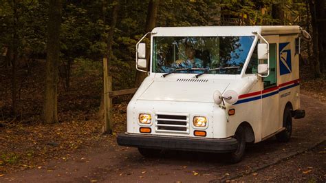 mail truck  stock photo public domain pictures