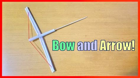 paper bow  arrow easy paper bow  arrow youtube