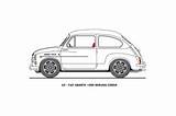 Abarth Gmr sketch template
