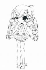 Coloring Cute Pages Anime Kids Animals Printable Girl Couple Color Getcolorings Unique Getdrawings Colorings Fox sketch template