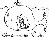 Bible Coloring Pages Jonah Whale Sheets Preschool Stories Story Craft sketch template