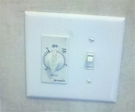 bathroom timer switch