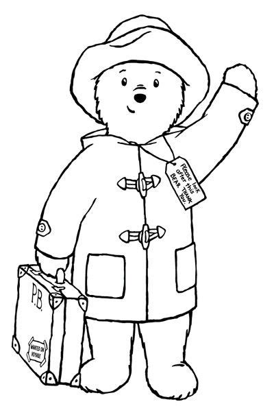 paddington bear activities bear coloring pages paddington bear