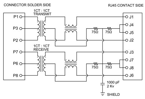 ethernet splitter wiring diagram  wiring diagram