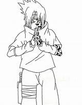 Sasuke Curse Template Akatsuki sketch template