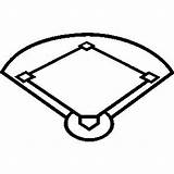 Softball Diamond Clipground Clipartcraft sketch template