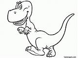 Rex Pages Coloring Tyrannosaurus Library Clipart Colouring sketch template