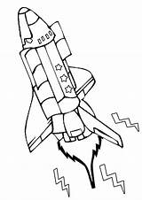 Rocket Coloring Shuttle Space Pages Printable Drawing Getdrawings Ages Complex Patterns Simple sketch template