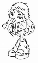 Coloring Bratz Pages Cloe Doll Sasha Clipart Colouring Popular Library Coloringhome sketch template