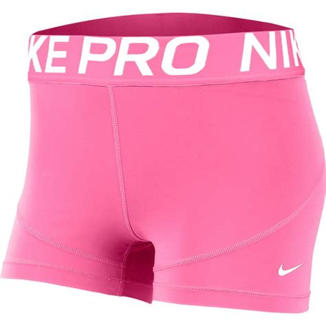 Nike Nike Women S Pro 3 Shorts Pink Glow White Small Walmart